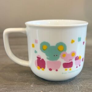 Collectible Ceramic Children’s Mug/Cup Elephants From Japan